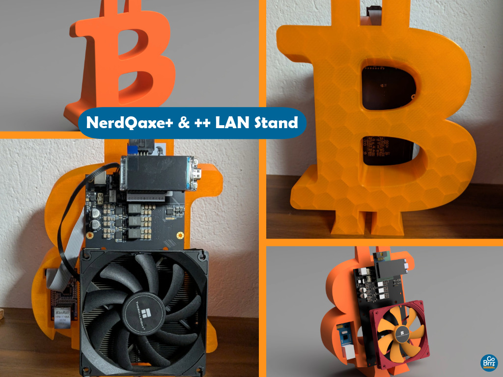 NerdQaxe+ & ++ LAN Stand